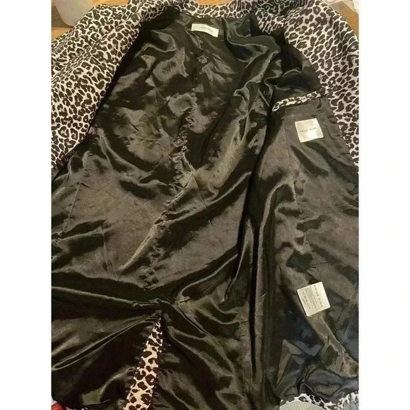 Anine Bing Blazer XS Madeleine Leopard Animal Print Two Button Boxy Jacket NEW - Picture 7 of 8